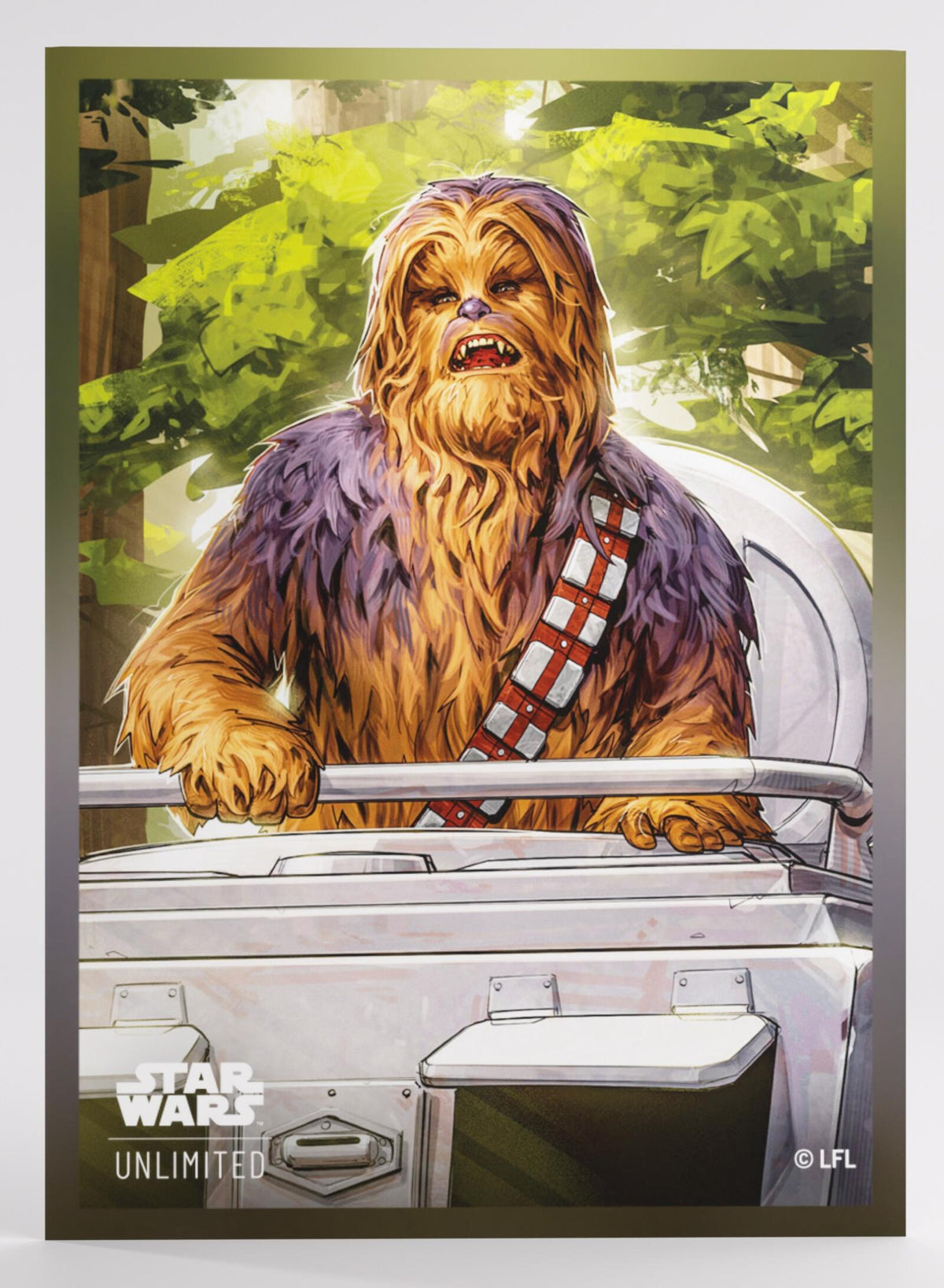 Gamegenic Star Wars Unlimited - Premium Art Sleeves Chewbacca (66mm x 92 mm)