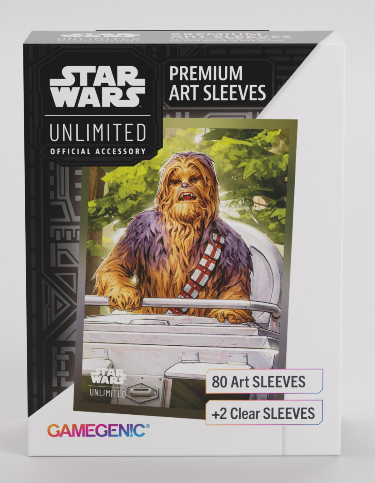 Gamegenic Star Wars Unlimited - Premium Art Sleeves Chewbacca (66mm x 92 mm)