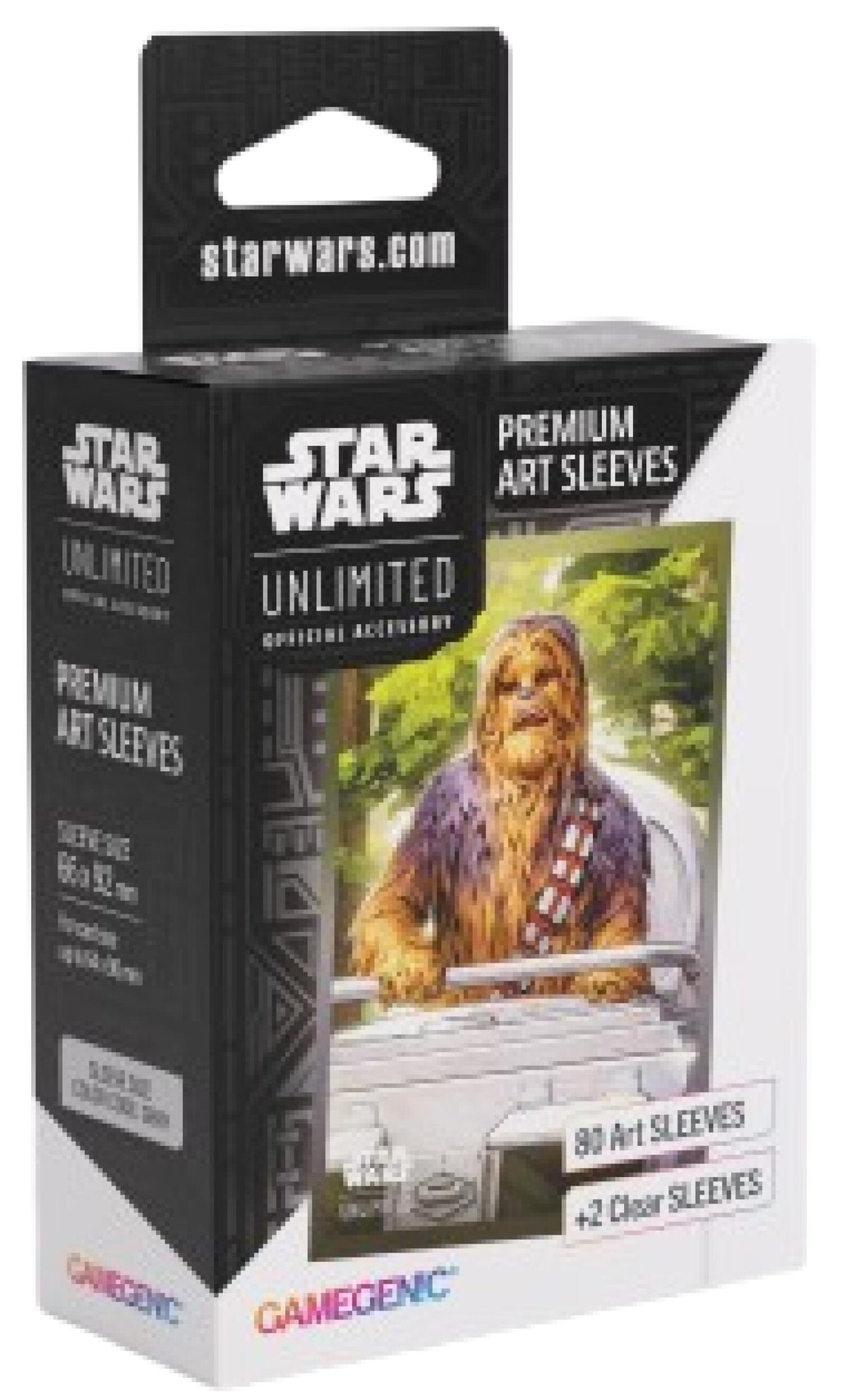 Gamegenic Star Wars Unlimited - Premium Art Sleeves Chewbacca (66mm x 92 mm)