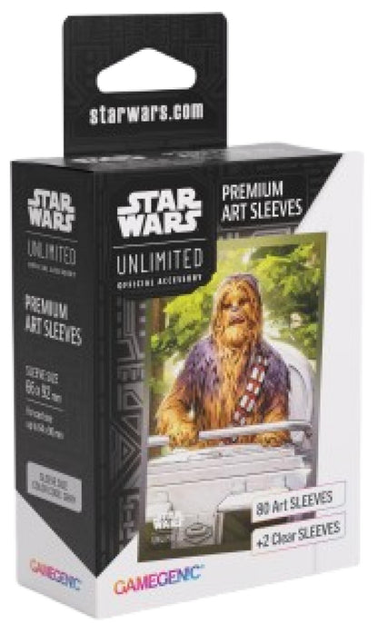 Gamegenic Star Wars Unlimited - Premium Art Sleeves Chewbacca (66mm x 92 mm)