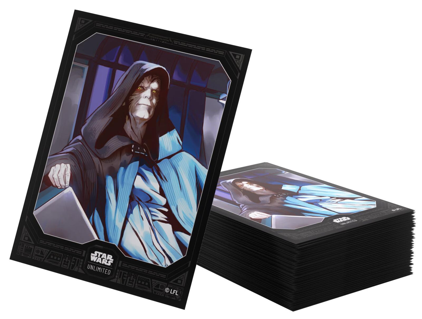 Gamegenic Star Wars Unlimited - Premium Art Sleeves Emperor Palpatine (66mm x 92 mm) (62 Sleeves Per Pack)