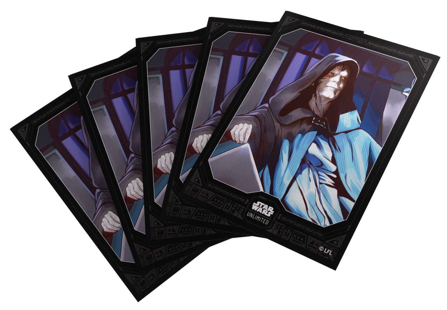 Gamegenic Star Wars Unlimited - Premium Art Sleeves Emperor Palpatine (66mm x 92 mm) (62 Sleeves Per Pack)