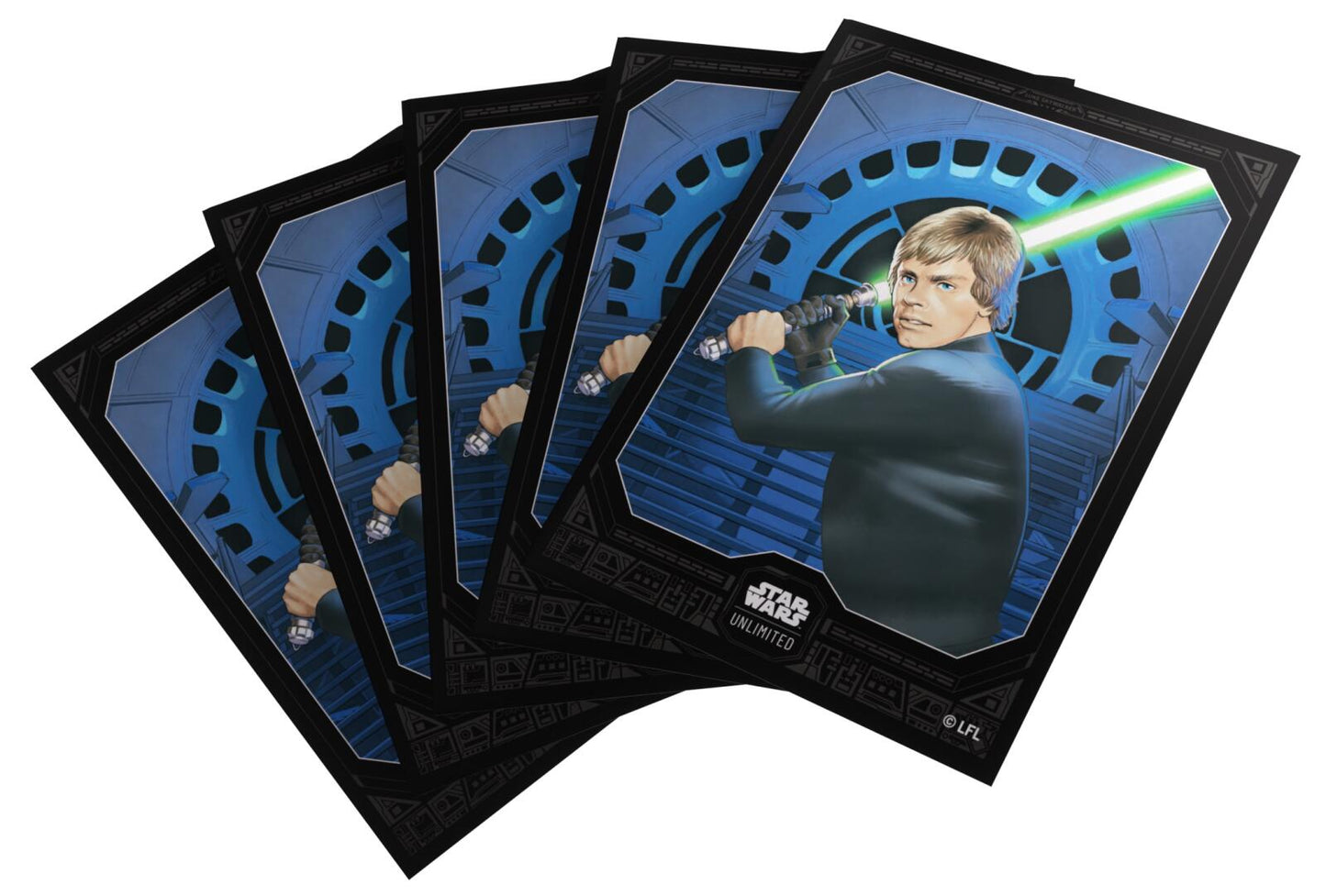 Gamegenic Star Wars Unlimited - Premium Art Sleeves Jedi Luke Skywalker (66mm x 92 mm) (62 Sleeves Per Pack)