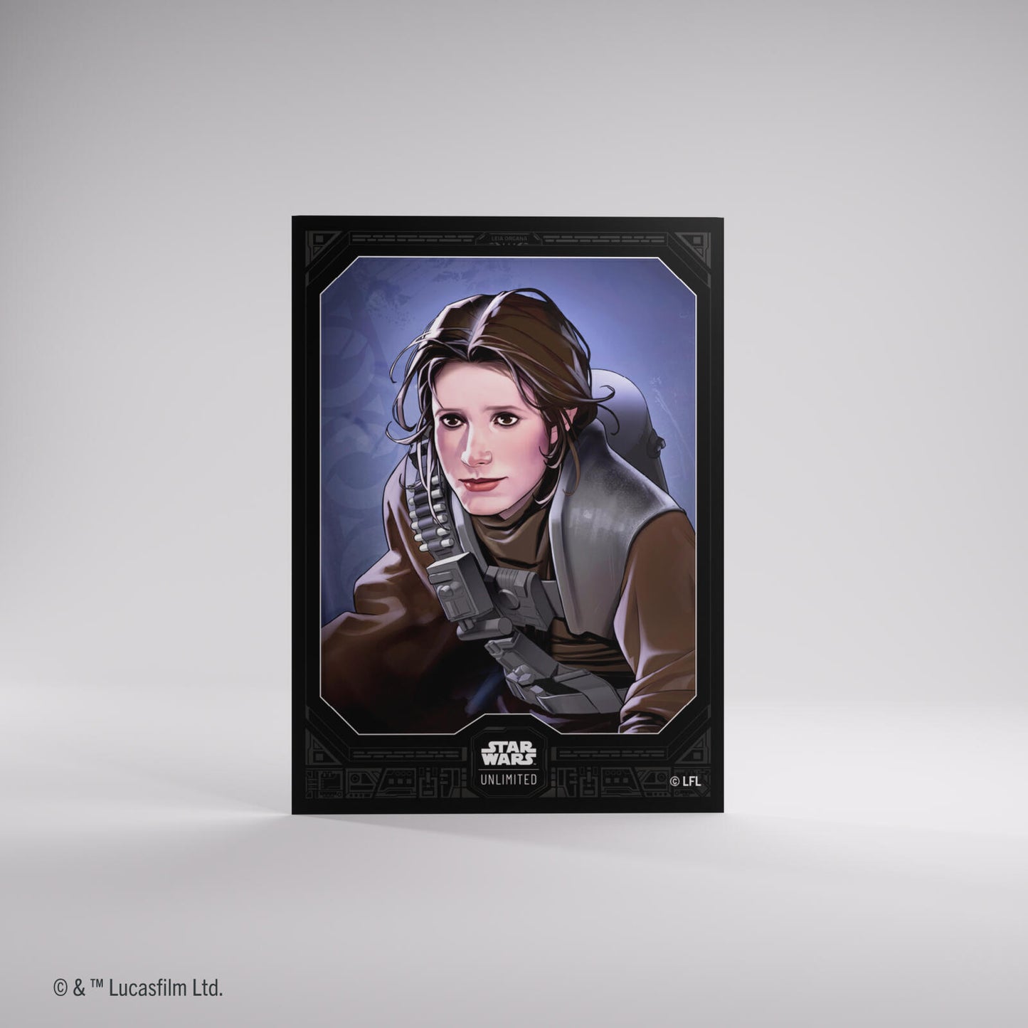 Gamegenic Star Wars Unlimited Premium Art Sleeves - Leia Organa (66mm x 92mm) (62 Sleeves Per Pack)