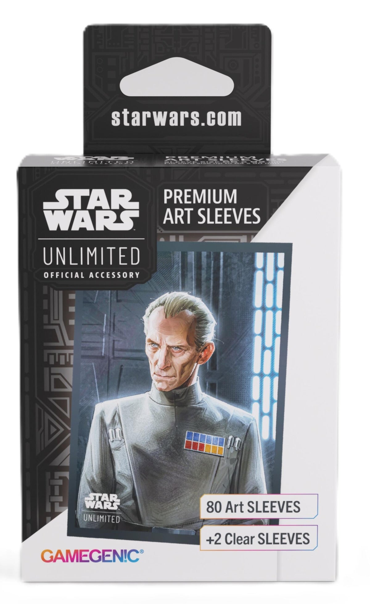 Gamegenic Star Wars Unlimited - Premium Art Sleeves Grand Moff Tarkin (66mm x 92 mm)