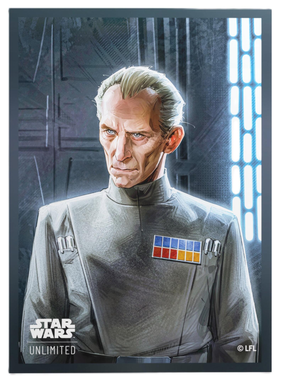 Gamegenic Star Wars Unlimited - Premium Art Sleeves Grand Moff Tarkin (66mm x 92 mm)