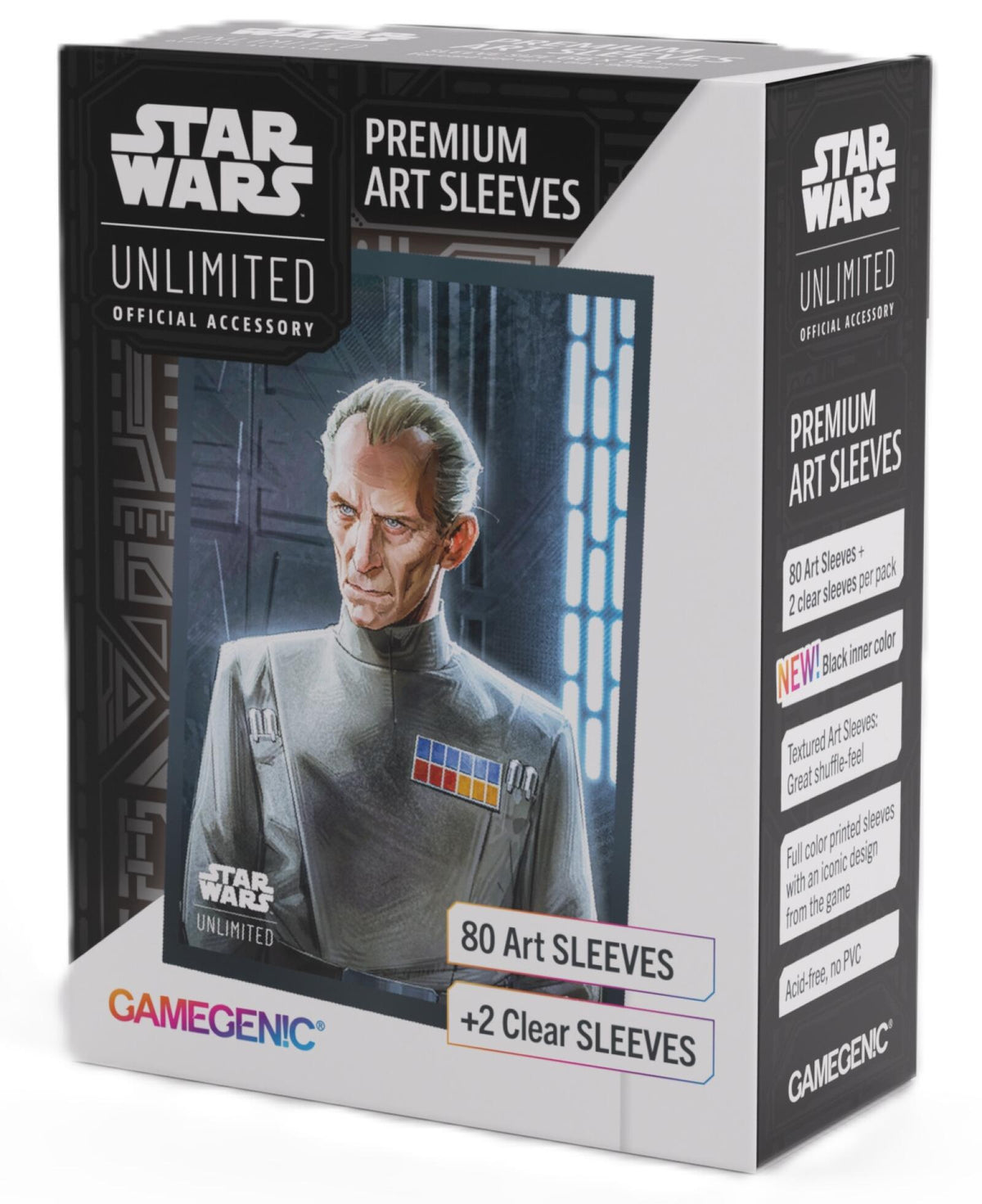 Gamegenic Star Wars Unlimited - Premium Art Sleeves Grand Moff Tarkin (66mm x 92 mm)