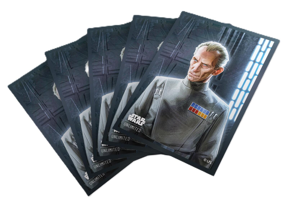 Gamegenic Star Wars Unlimited - Premium Art Sleeves Grand Moff Tarkin (66mm x 92 mm)