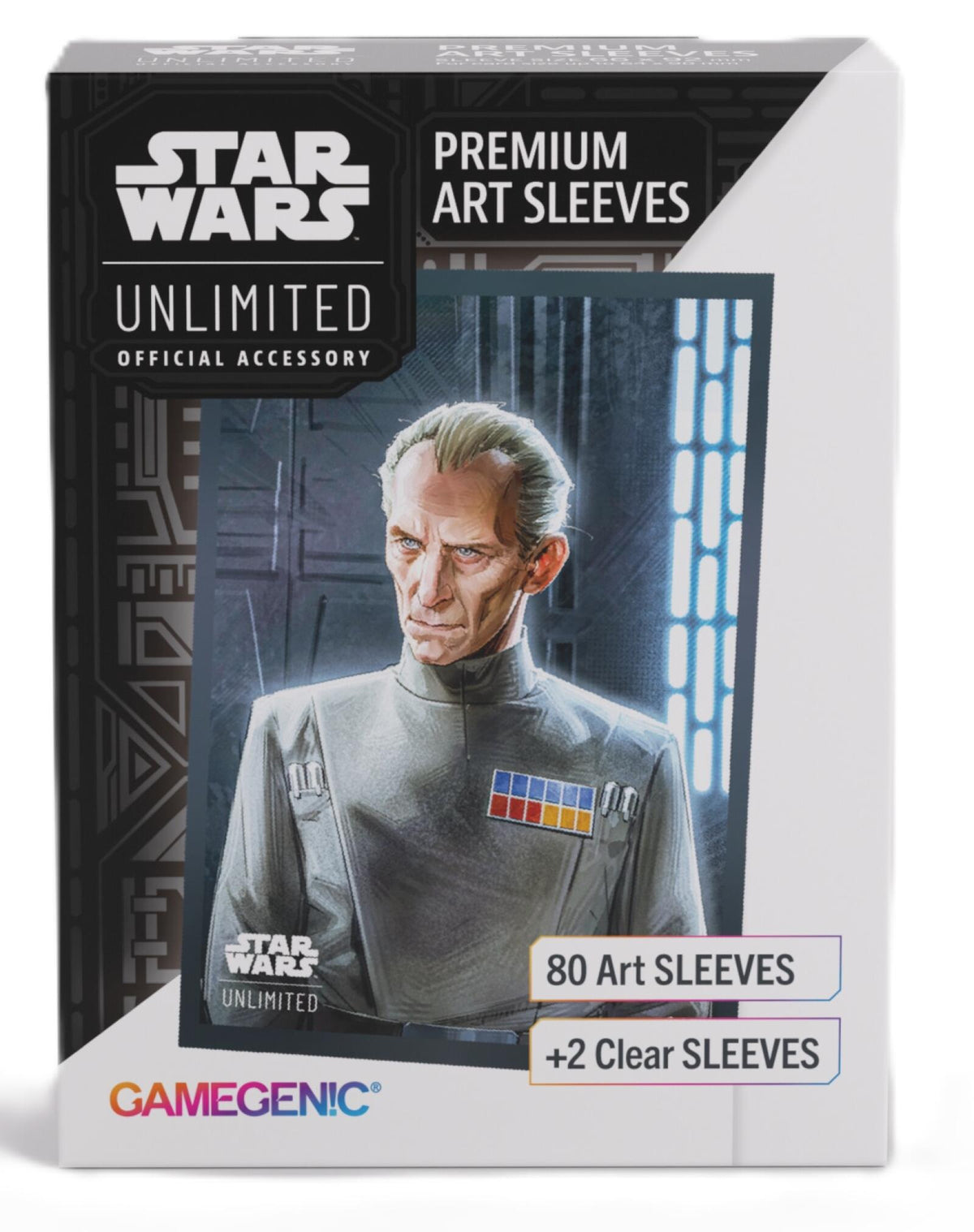 Gamegenic Star Wars Unlimited - Premium Art Sleeves Grand Moff Tarkin (66mm x 92 mm)