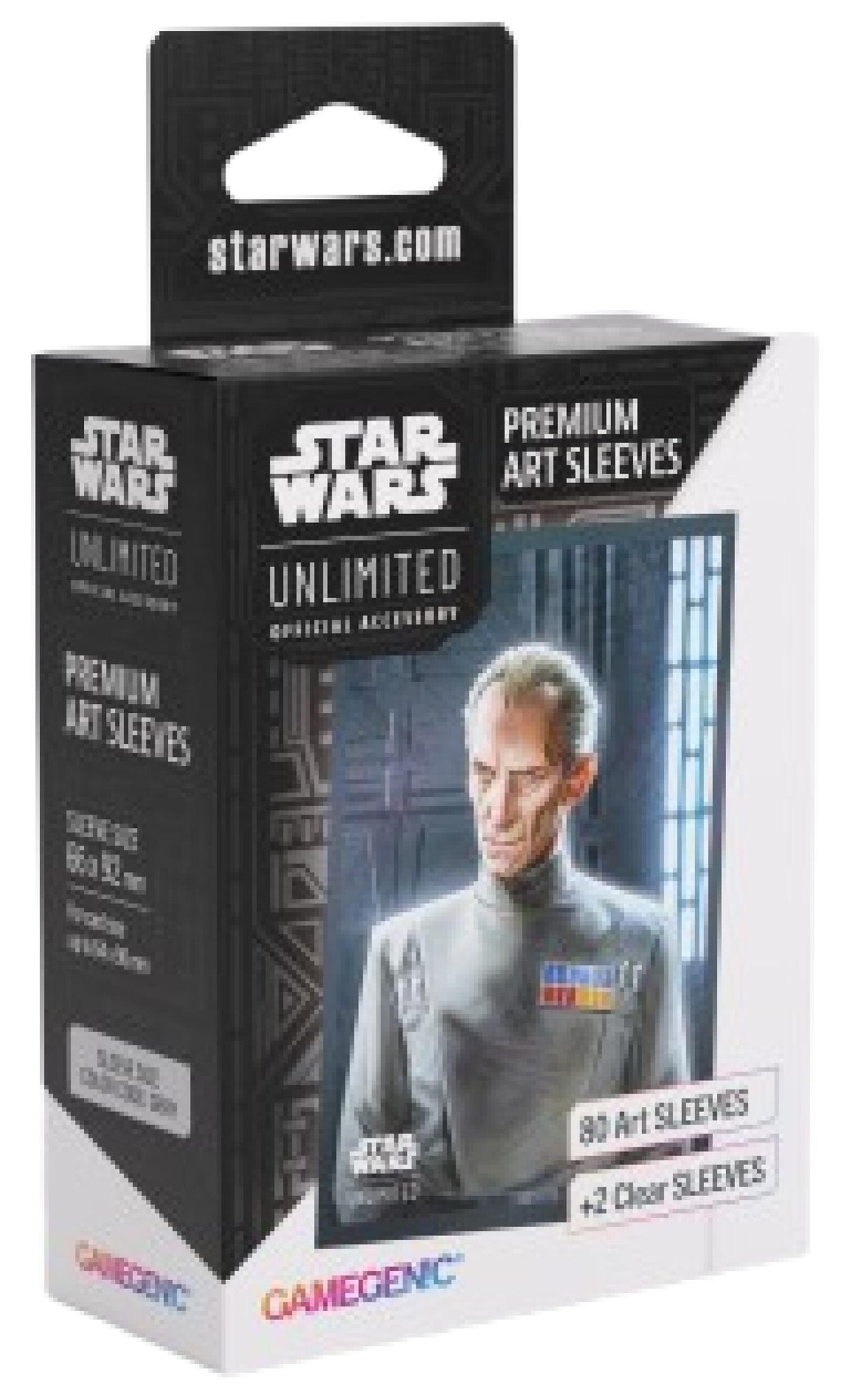 Gamegenic Star Wars Unlimited - Premium Art Sleeves Grand Moff Tarkin (66mm x 92 mm)