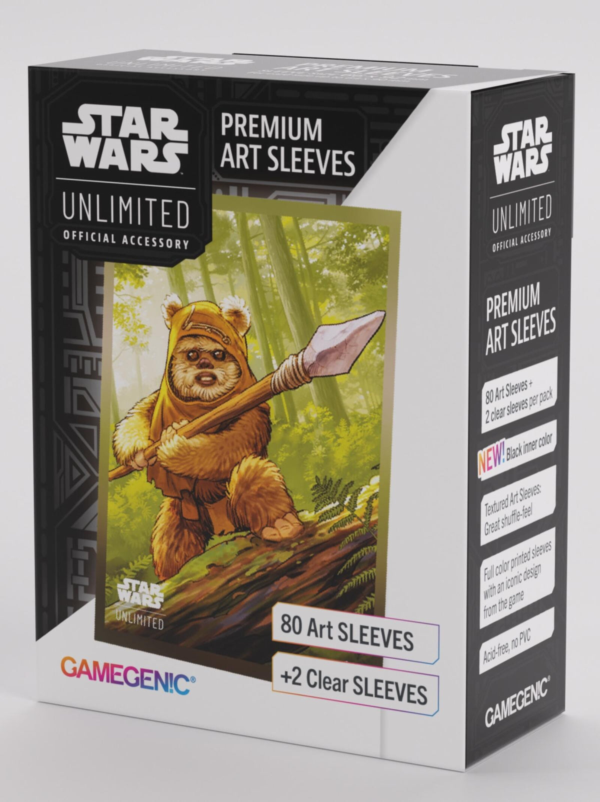 Gamegenic Star Wars Unlimited - Premium Art Sleeves Wicket (66mm x 92 mm)