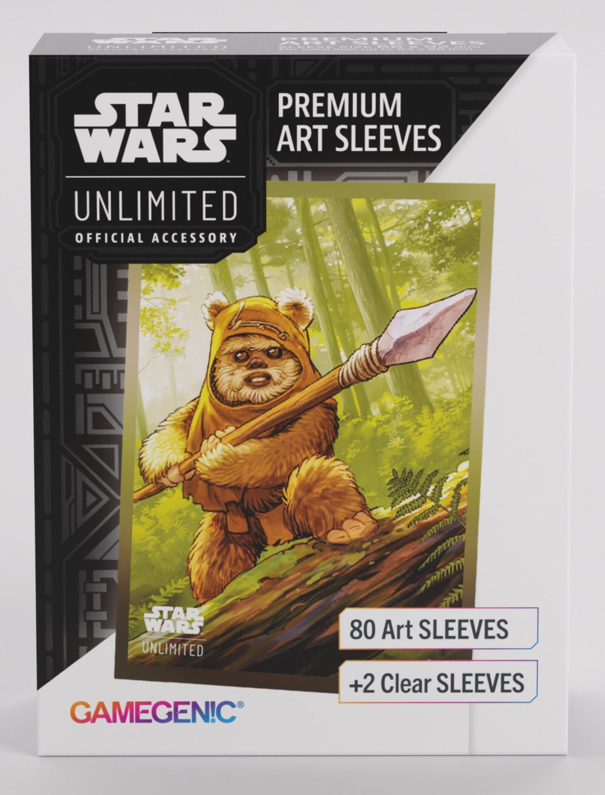Gamegenic Star Wars Unlimited - Premium Art Sleeves Wicket (66mm x 92 mm)