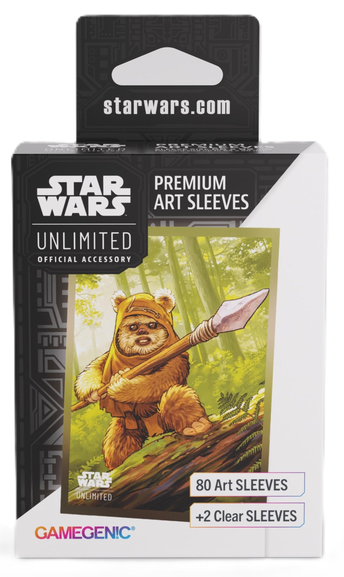 Gamegenic Star Wars Unlimited - Premium Art Sleeves Wicket (66mm x 92 mm)