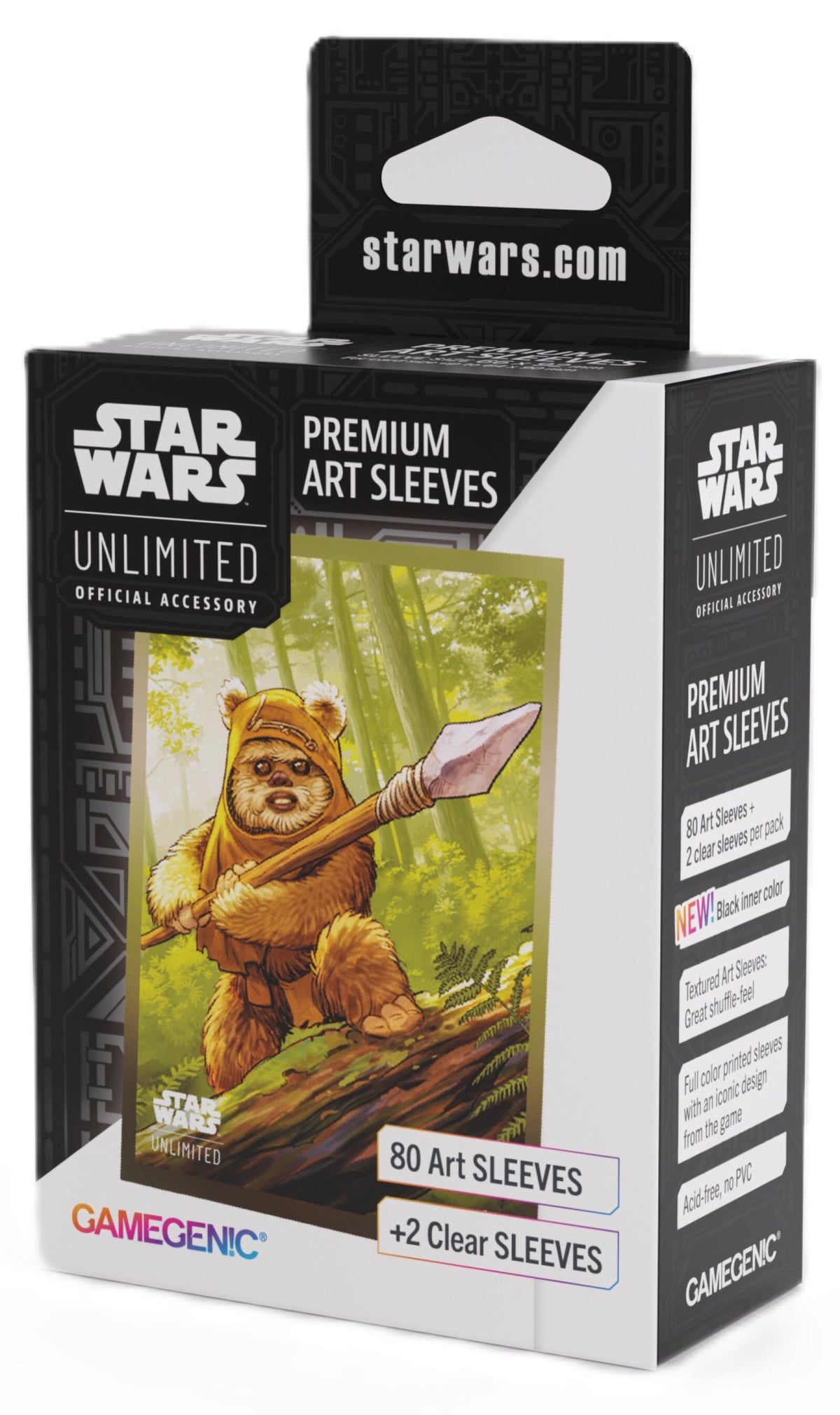 Gamegenic Star Wars Unlimited - Premium Art Sleeves Wicket (66mm x 92 mm)