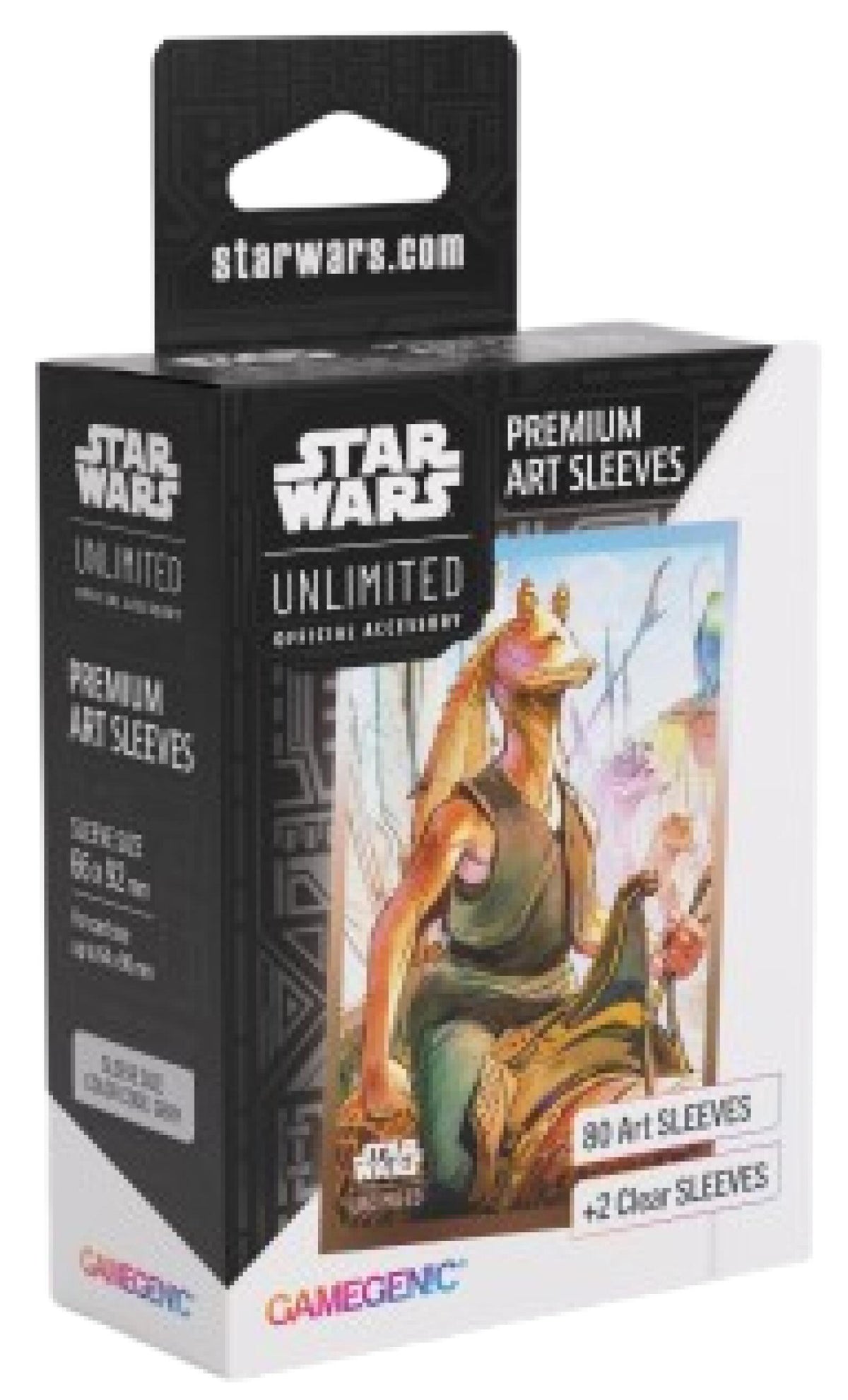 Gamegenic Star Wars Unlimited - Premium Art Sleeves Jar Jar Binks (66mm x 92 mm)