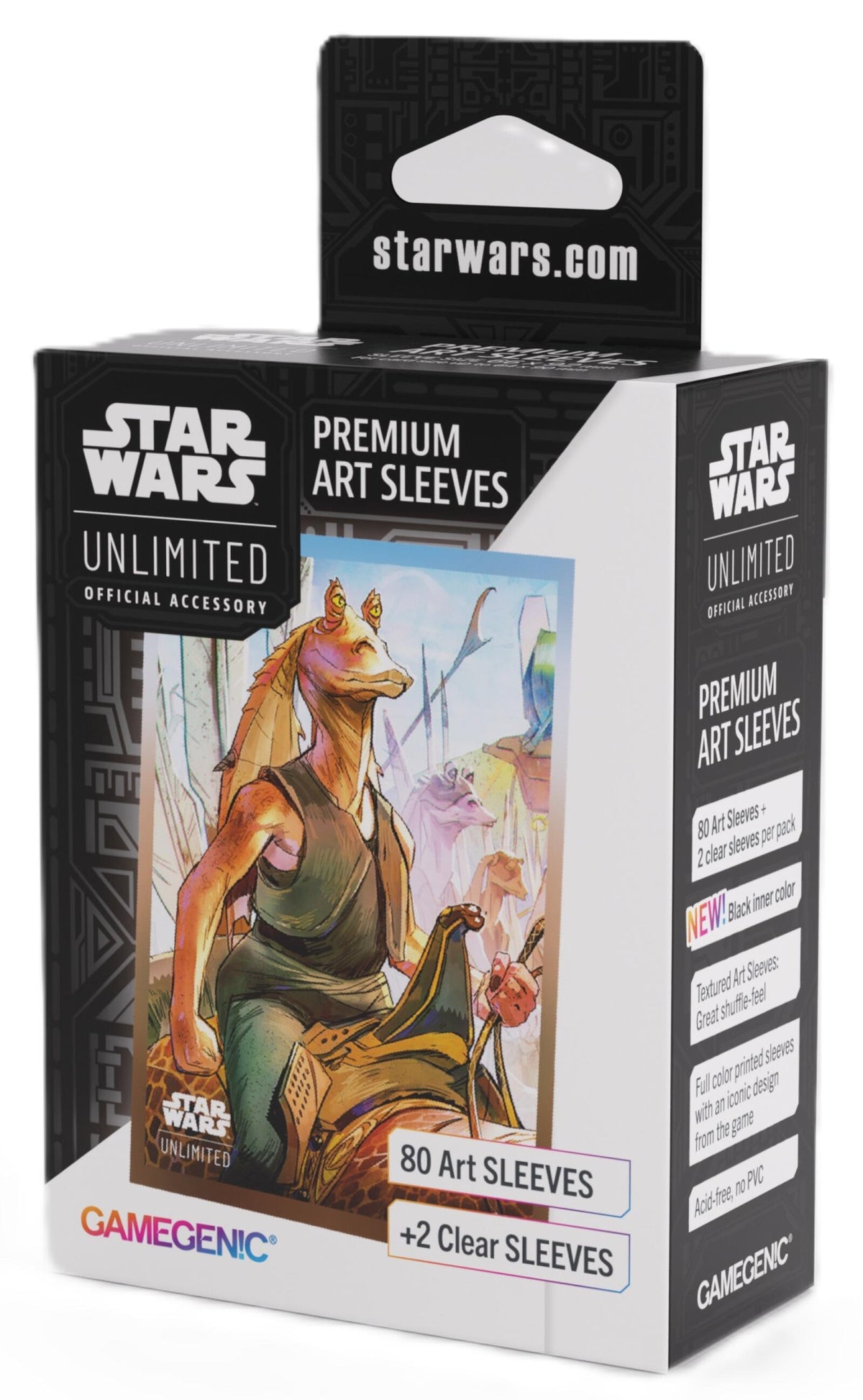 Gamegenic Star Wars Unlimited - Premium Art Sleeves Jar Jar Binks (66mm x 92 mm)