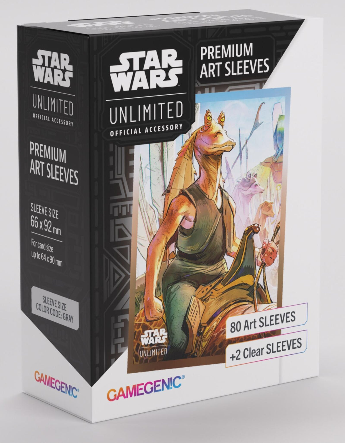 Gamegenic Star Wars Unlimited - Premium Art Sleeves Jar Jar Binks (66mm x 92 mm)