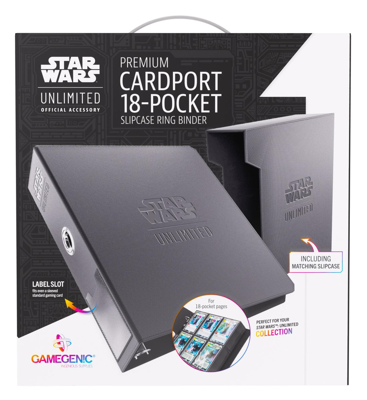 Gamegenic Star Wars Unlimited - Premium Cardport 18 Pocket