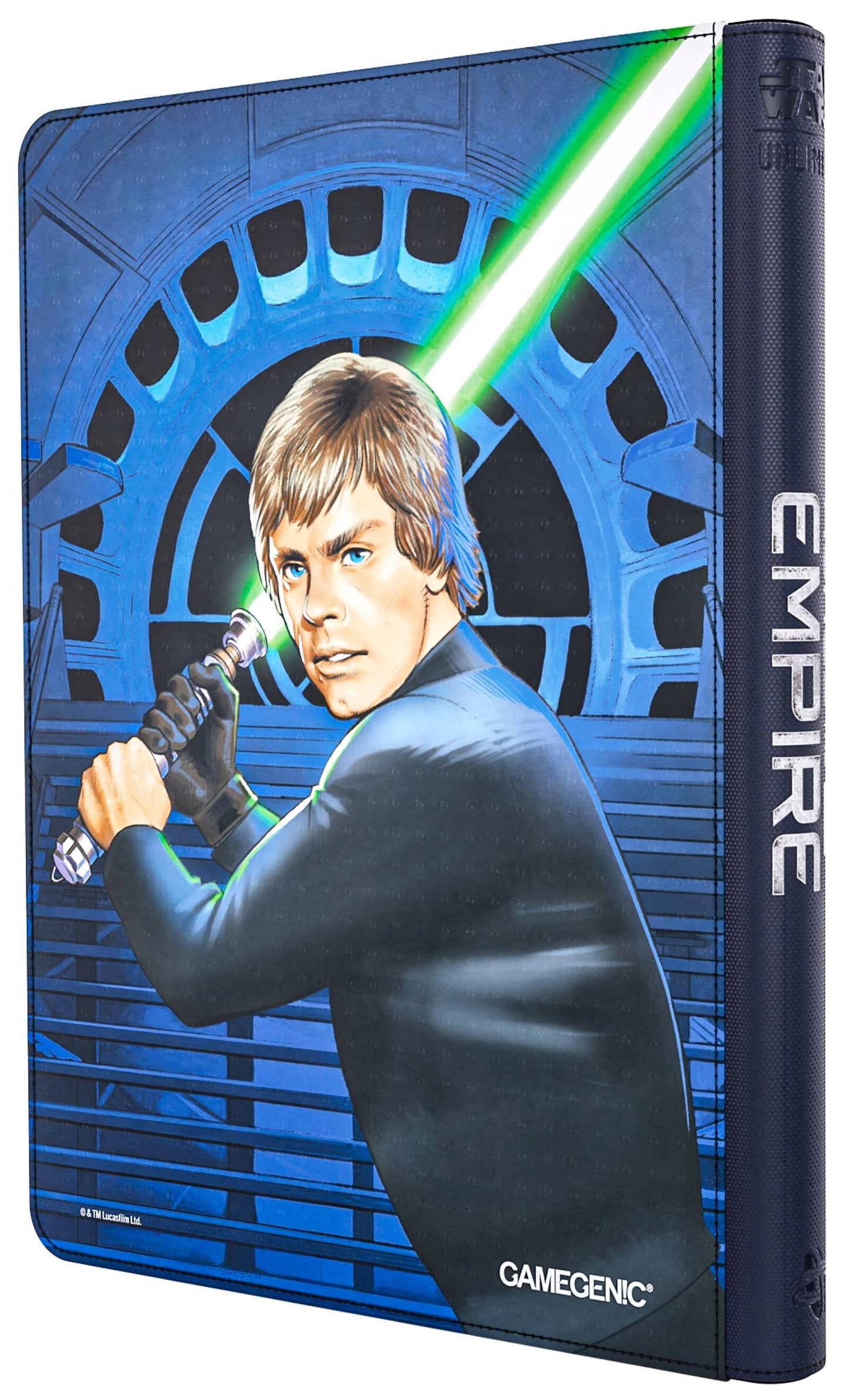 Gamegenic Star Wars Unlimited - Zip Up Album 18 Pocket Jedi Luke Skywalker & Emperor Palpatine
