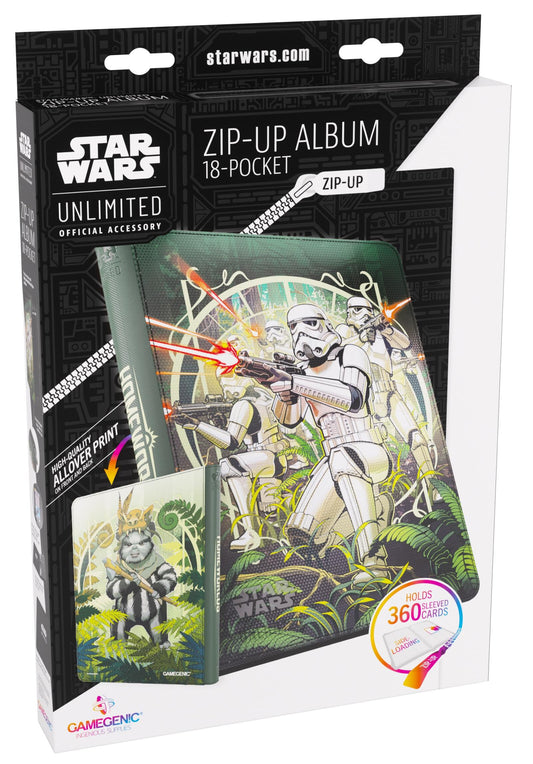 Gamegenic Star Wars Unlimited - Zip Up Album 18 Pocket The First Legion & Teebo
