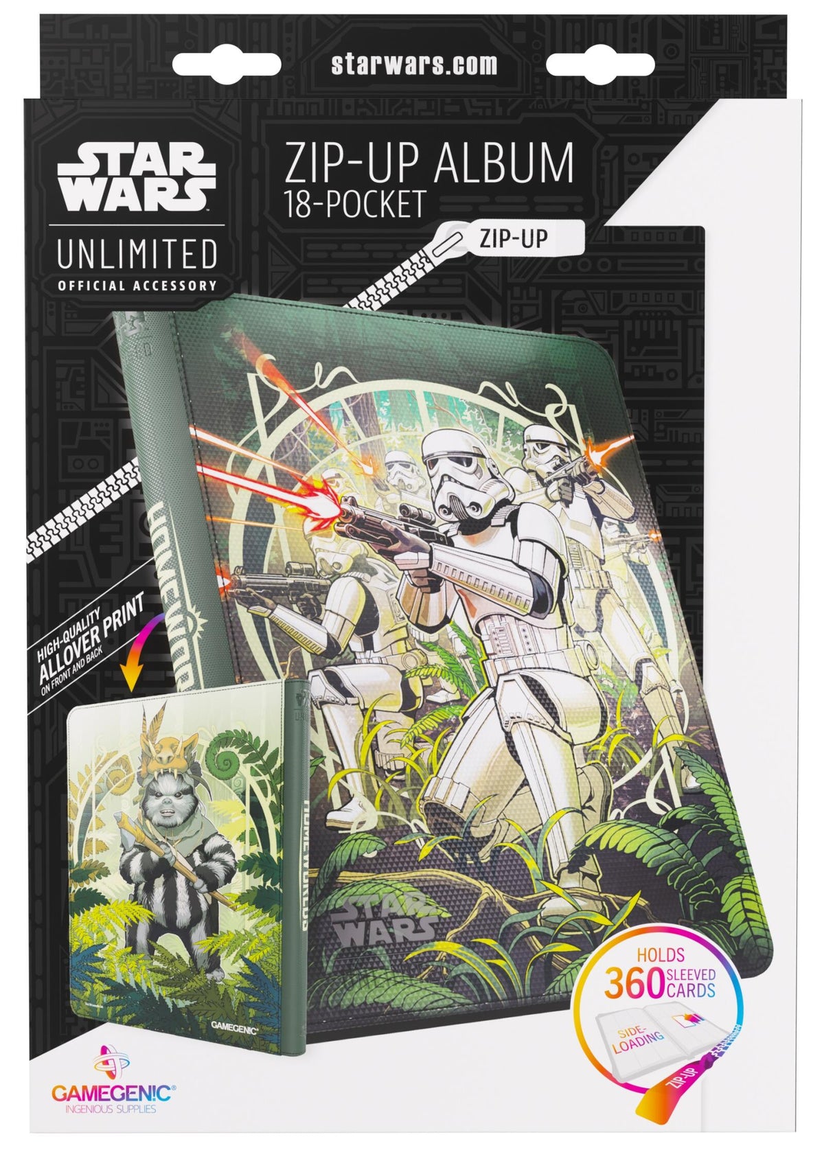 Gamegenic Star Wars Unlimited - Zip Up Album 18 Pocket The First Legion & Teebo