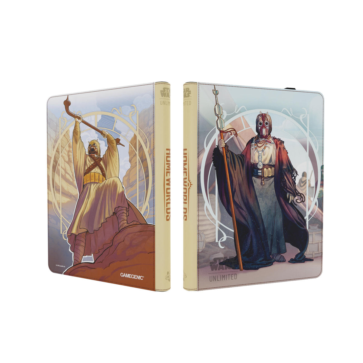 Gamegenic Star Wars Unlimited - Zip Up Album 18 Pocket The Chieftain & A'Kobe