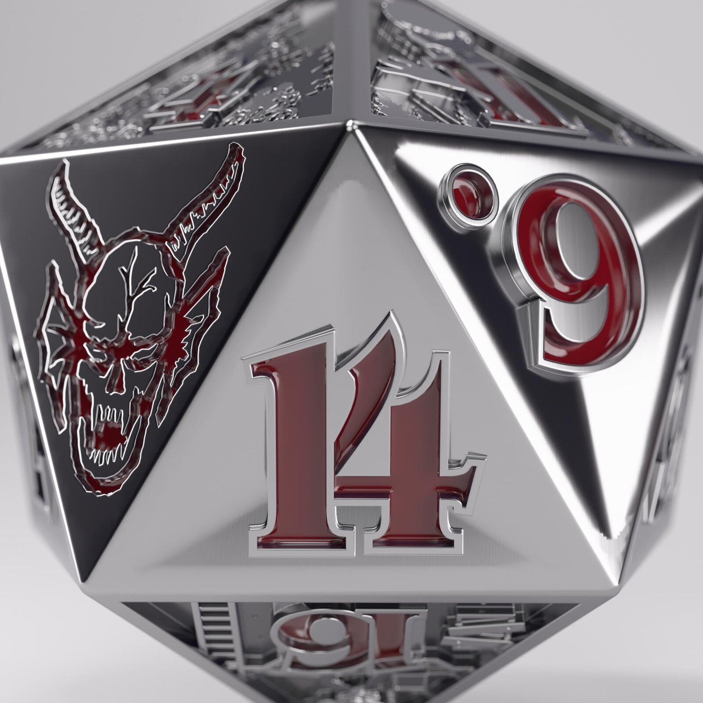 Gamegenic Stranger Things - Hellfire Club Premium Metal D20 Die