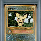 2000 Pokemon Japanese Neo 2 Promo 172 Pichu-Reverse Foil - PSA 8