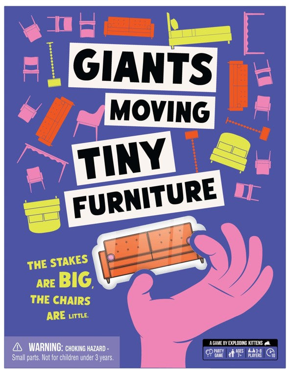 Giants Moving Tiny Furniture (By Exploding Kittens)
