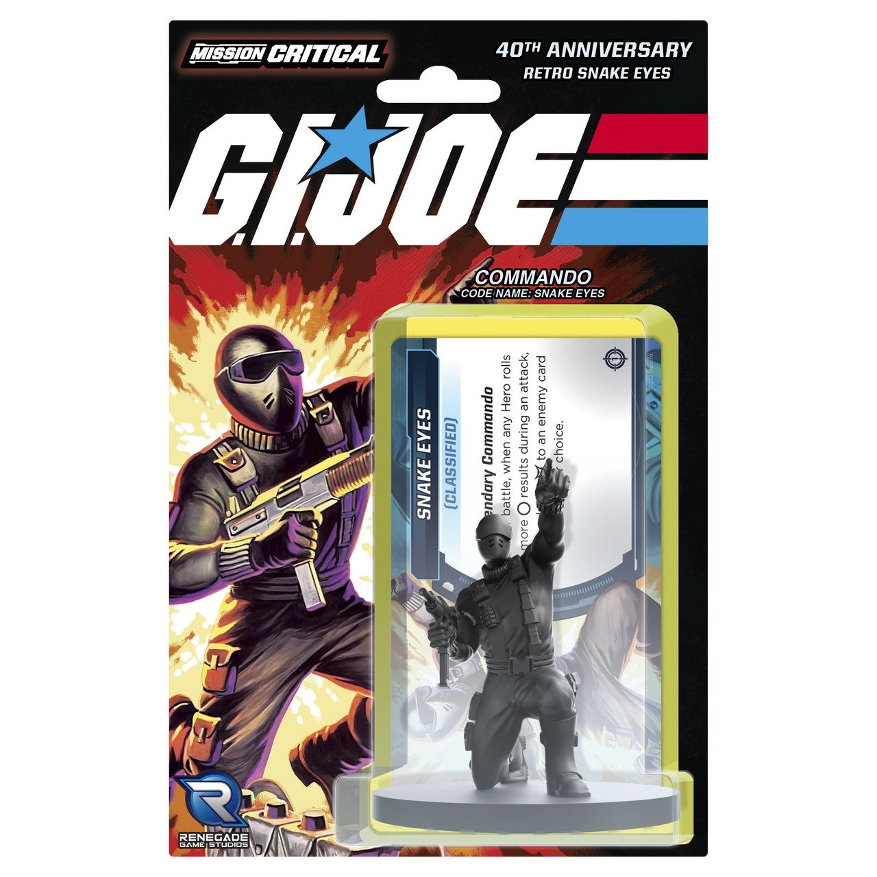 G.I. Joe Mission Critical - Snake Eyes Retro Pack