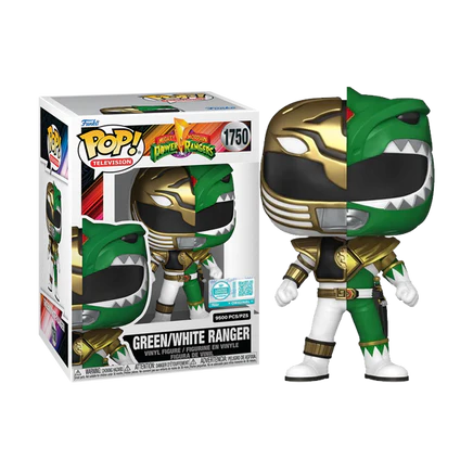 Power Rangers - White/Green Ranger Split Pop! Vinyl LE 9500pcs