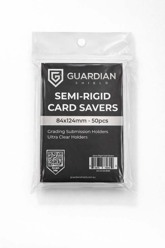 GUARDIAN SHIELD  Semi-Rigid Card Savers Storage 50pk