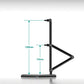 The Simple Stand x3 Black (for Figures & Models) Hex Type