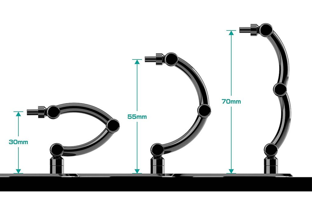 The Simple Stand mini x4 Black (for Small Figures & Chibi Figures)