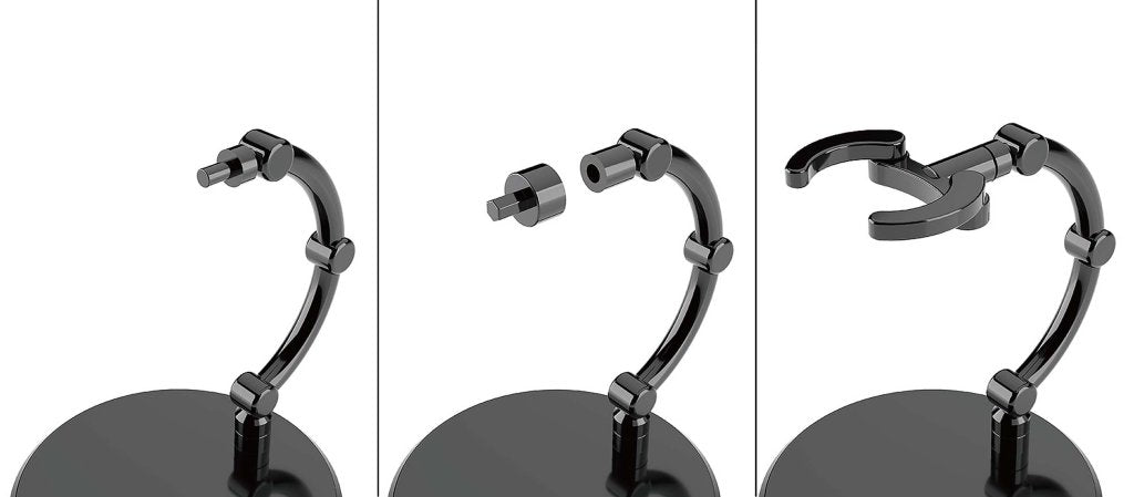 The Simple Stand mini x4 Black (for Small Figures & Chibi Figures)