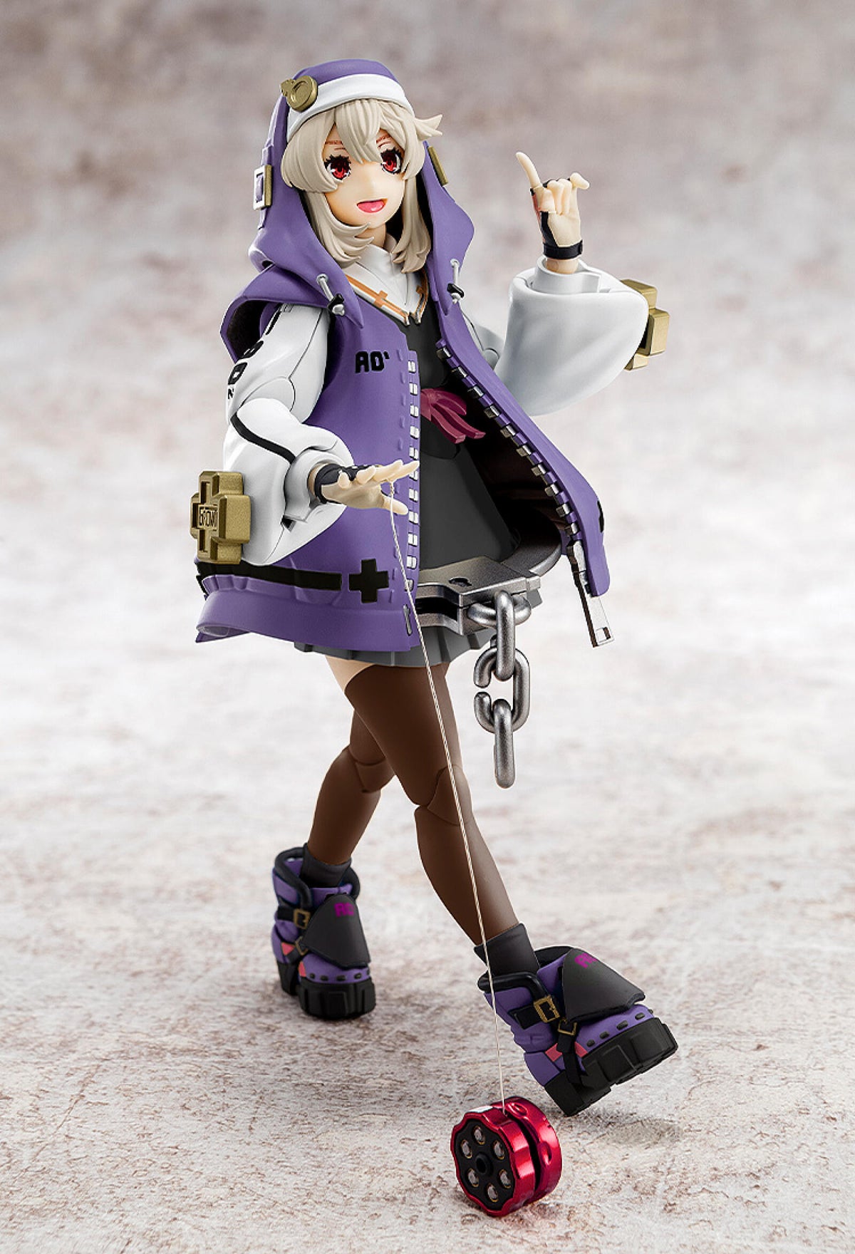 Guilty Gear Strive Bridget Articulated Plastic Model Kit Purple Color Version