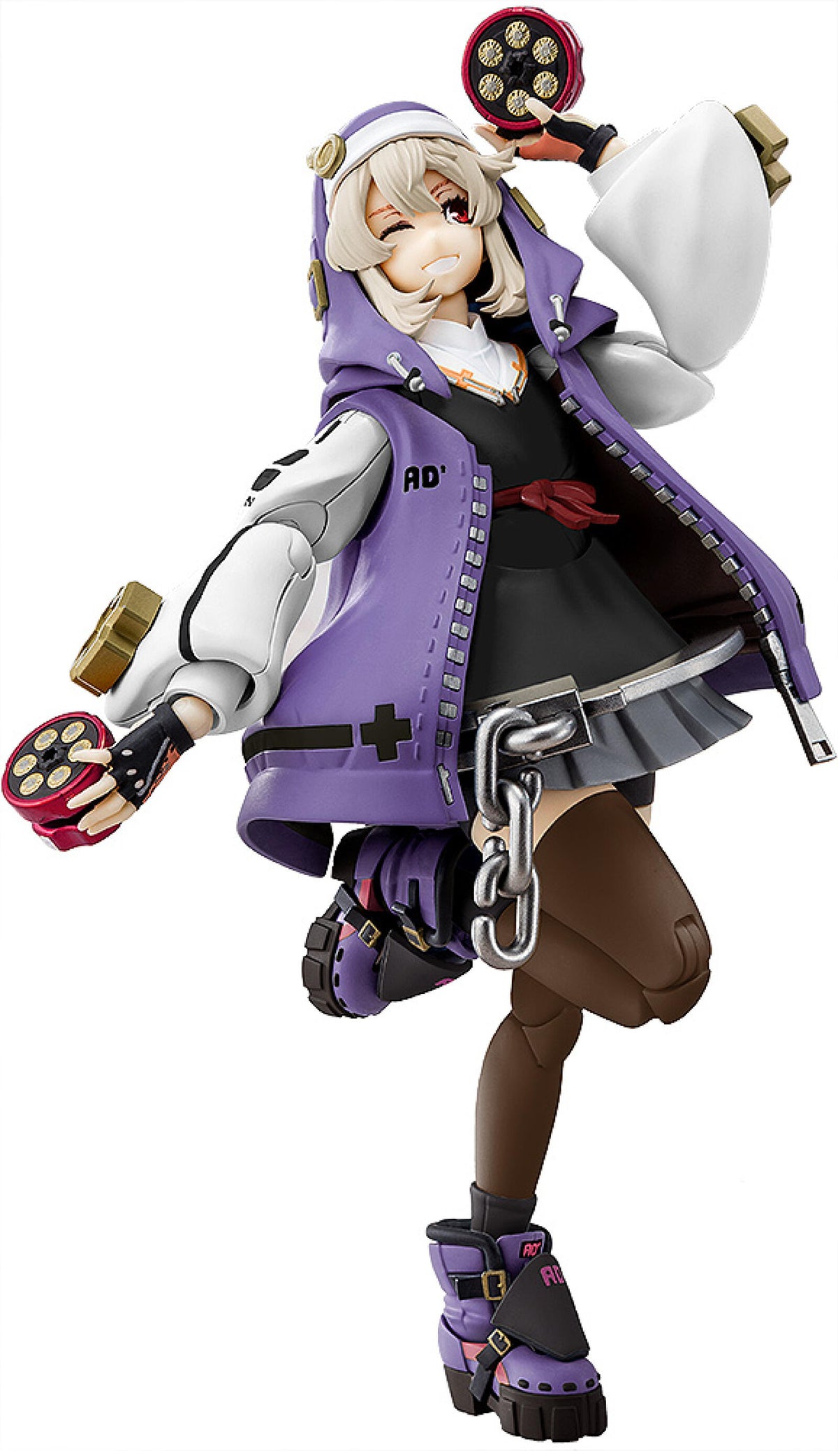 Guilty Gear Strive Bridget Articulated Plastic Model Kit Purple Color Version