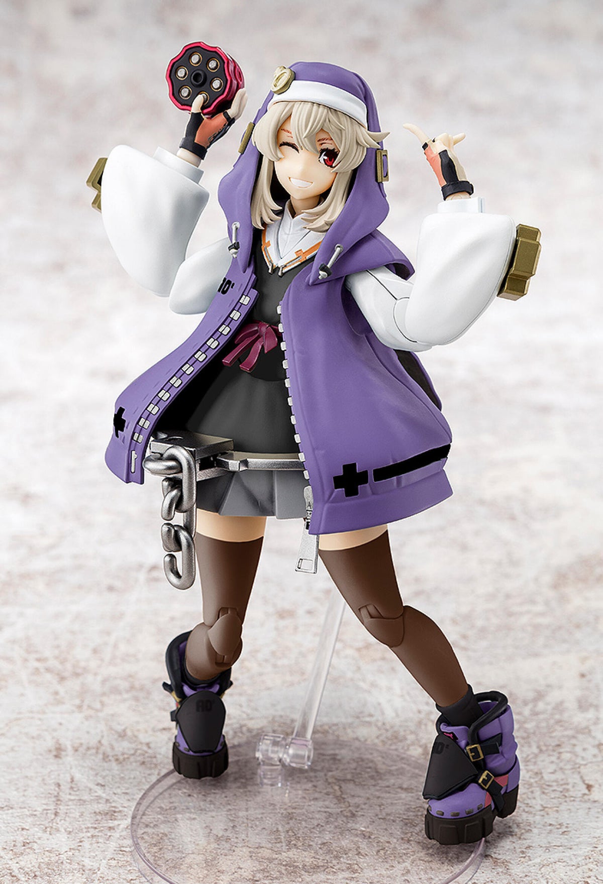 Guilty Gear Strive Bridget Articulated Plastic Model Kit Purple Color Version