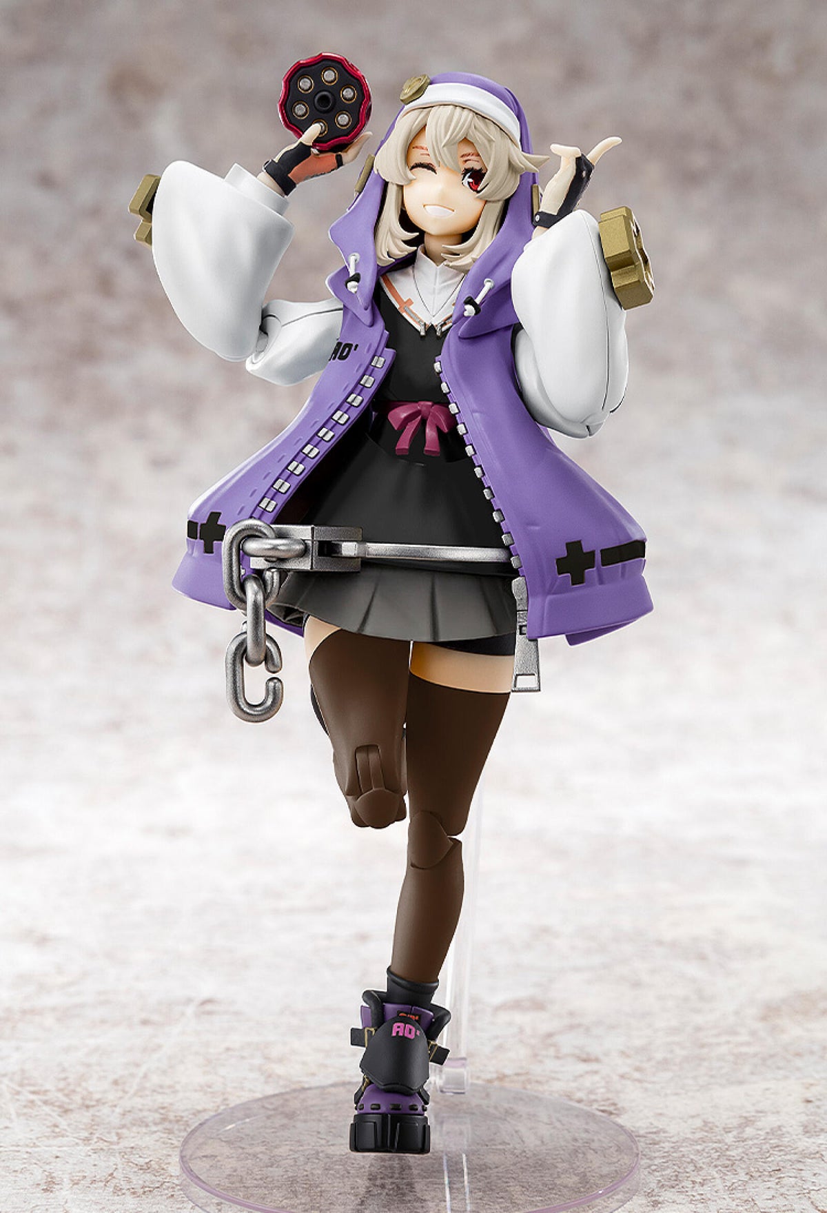 Guilty Gear Strive Bridget Articulated Plastic Model Kit Purple Color Version