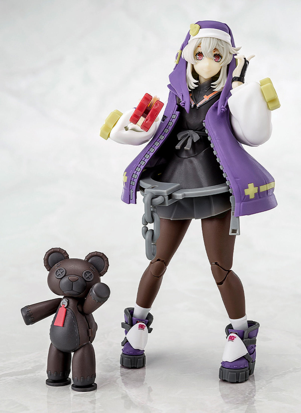 Guilty Gear Strive Bridget Articulated Plastic Model Kit Purple Color Version