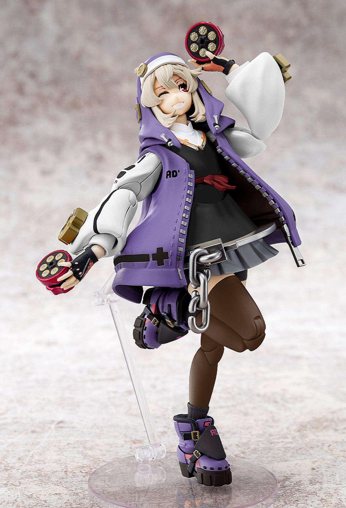 Guilty Gear Strive Bridget Articulated Plastic Model Kit Purple Color Version