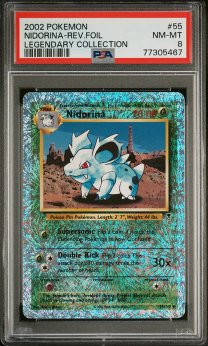 2002 Pokemon Legendary Collection 55 Nidorina - Rev.Foil