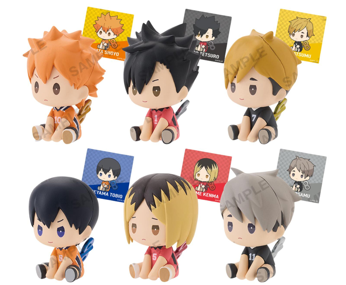 Haikyu!! Petatto Clock Work Figure Volume 2 Box Version (6 in the Assortment)