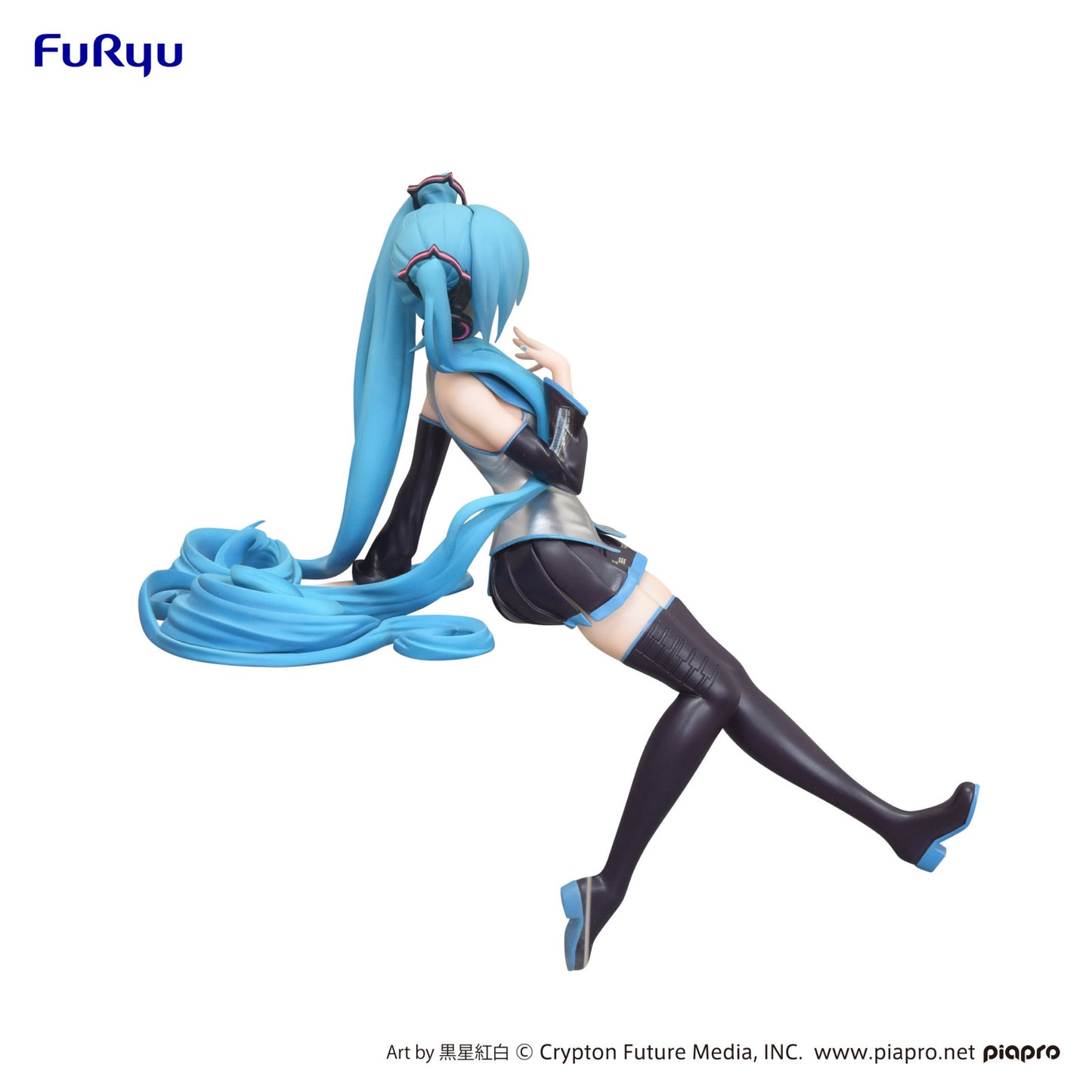 Hatsune Miku Noodle Stopper Figure Kuroboshi Kouhaku Version