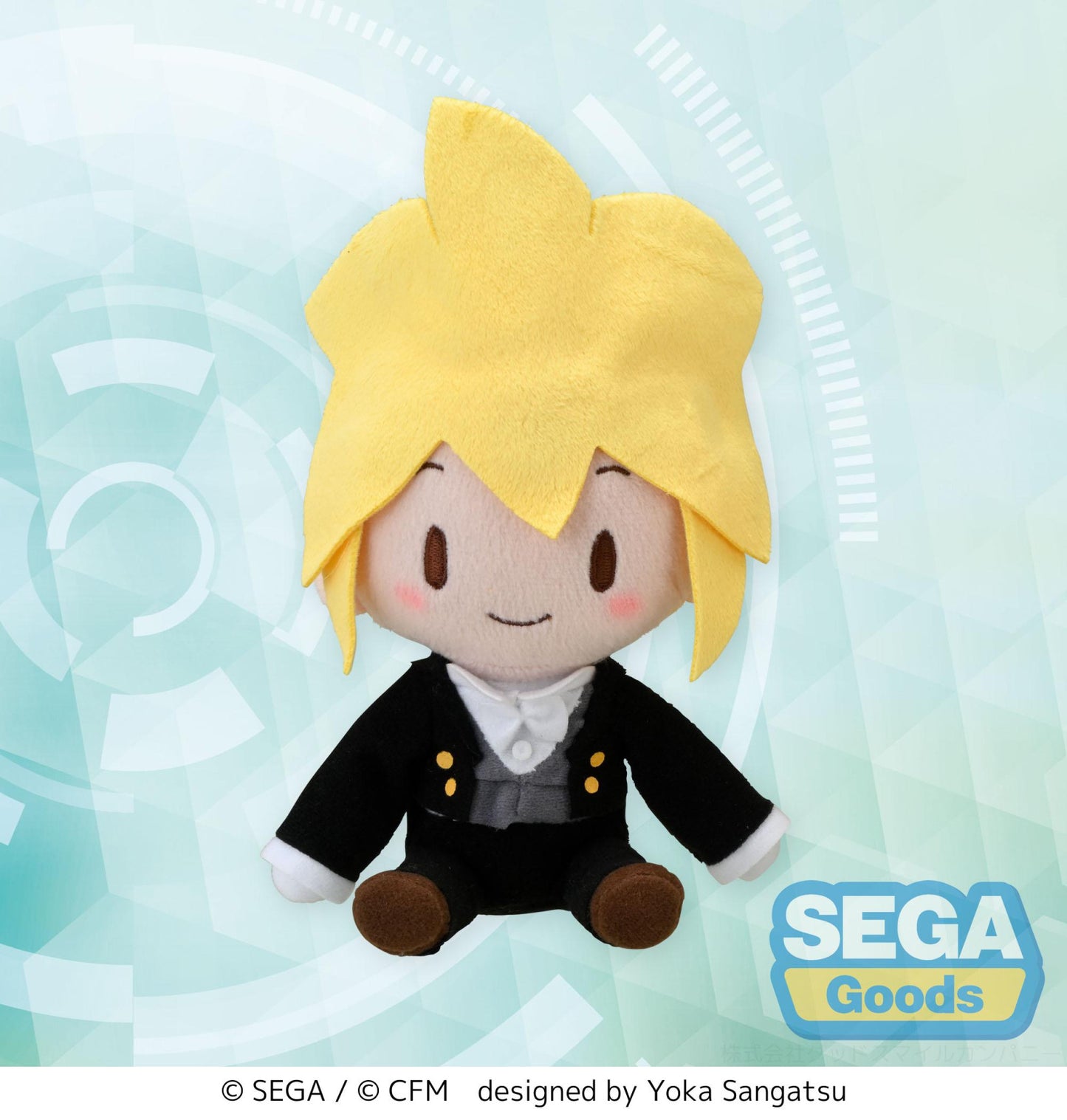 Hatsune Miku Project DIVA Arcade Future Tone Fuwa Petit Mini Plush Kagamine Len Butler Version (EX)