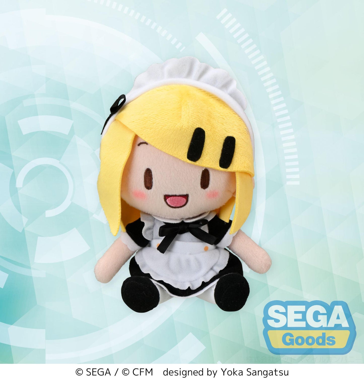 Hatsune Miku Project DIVA Arcade Future Tone Fuwa Petit Mini Plush Kagamine Rin Maid Version (EX)