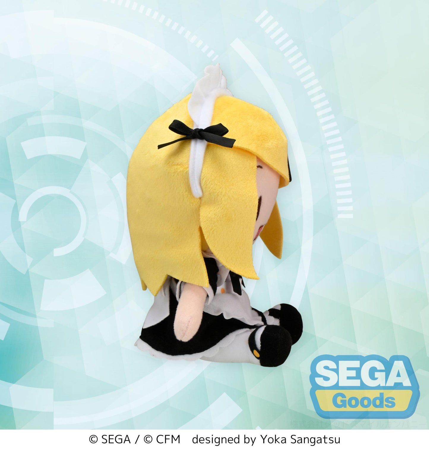 Hatsune Miku Project DIVA Arcade Future Tone Fuwa Petit Mini Plush Kagamine Rin Maid Version (EX)