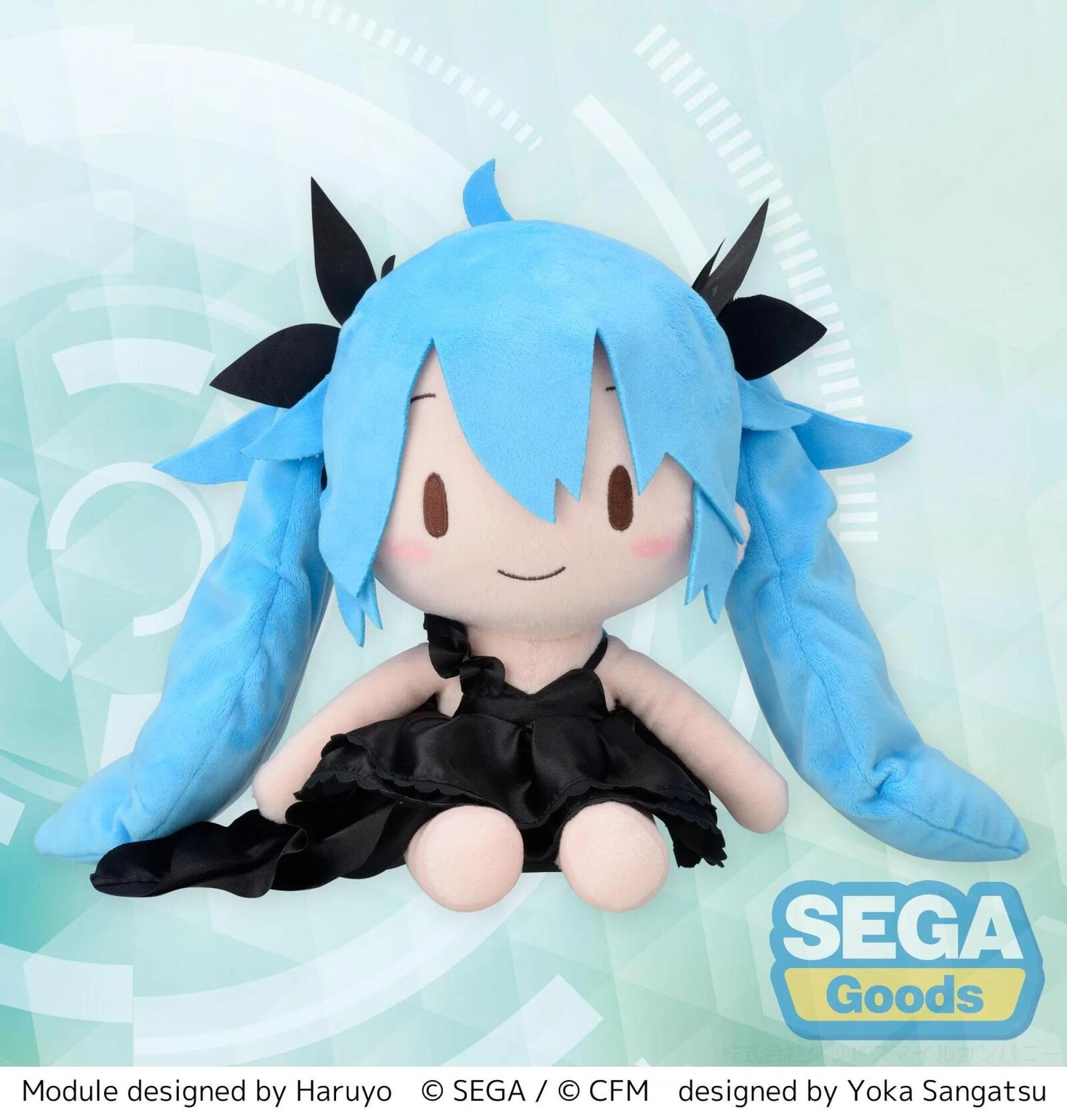 Hatsune Miku Project DIVA Arcade Fuwa Petit Future Tone L Plush Hatsune Miku - Deep Sea Girl