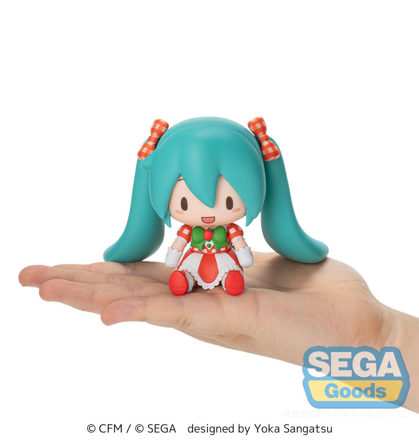 Hatsune Miku x Love and Berry Dress Up and Dance! Fuwa Petit Chibi Figure Lovely Strawberry