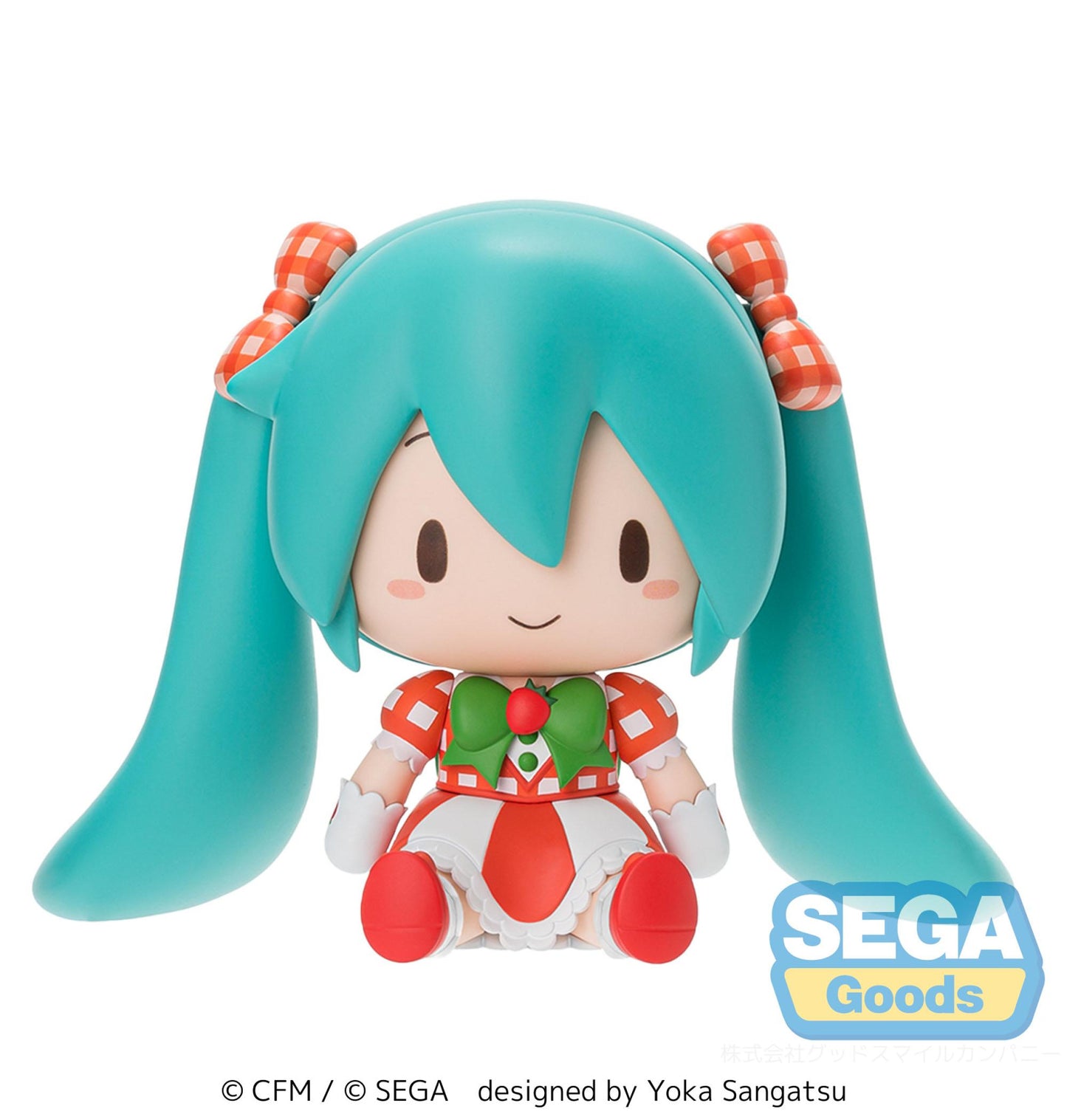 Hatsune Miku x Love and Berry Dress Up and Dance! Fuwa Petit Chibi Figure Lovely Strawberry